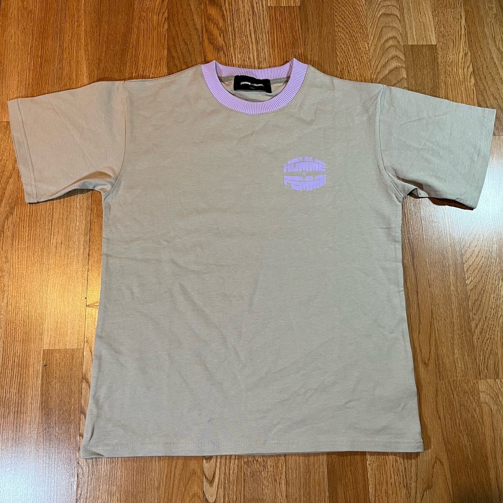 Homme Femme khaki Heavyweight T Shirt Men Sz‎ S New